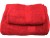 Набор махровых полотенец Galata красный, фото